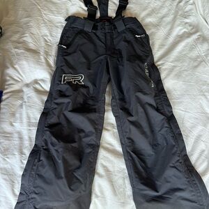 Stylish Kids Black Overalls with Embroidered Accents
